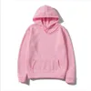 Herrtröjor tröjor män kvinna mode fast färg röd svart grå rosa höst vinter fleece hip hop hoody manlig märke casual topps 230203