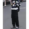 Męskie spodnie Multi-Pockets Ładunki Mężczyźni jesienne wszechpasane luźne modne męskie spodnie koreański styl wypoczynek streetwear streetwear hip hop spodni