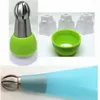 Baking Tools 8Pcs Torch Piping Nozzle Spherical Bags Cake Decoration Accessories Converter Pastry Set