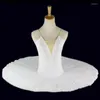 Stage Wear 2023 White Ballet Tutu Dress Girls Classical Costume For Women Professional Dance Competition
