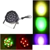 Par Light Big Led Stage 18x3W 54W 85265V Hoog vermogen RGB -verlichting met DMX 512 Master Slave Flat DJ Controller Drop Delivery Lights DHGTV