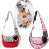 Housses de siège de voiture pour chien Respirant Pet Puppy Carrier Voyage en plein air Chaton Sac à bandoulière Mesh Oxford Single Comfort Sling Sac à main Fourre-tout