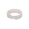 Strand Miuoxion Gros Mode Doux Bijoux Quatre Couches Perle Enroulé Spirale Bracelet Pour Les Femmes De Luxe Namour Charme Cadeau De Noël