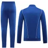 Fotbollsuppsättningar/spårning 2023 Italys National Team Football Tracksuits 23/24 Italia Verratti Chiesa Barella Chiellini Long Sleeve Jacket Full Zip Soccer Sets