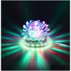 LED -effekter Lotus Effekt Ljus roterande 11W RGB Crystal Stage 51st P￤rllampa f￶r hemdekoration DJ DISCO Bar g￥va Drop Delivery Li Dhvlu