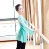 Stage Wear Beauty Mesh Modern Dance Tops For Women Fabric Shirt See Through Latin Ballroom Clothes Ballet Warm Up Top