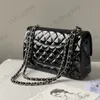 CC Bag Designer блестящие патентные кожа