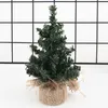 Fiori decorativi Albero di Natale Pianta artificiale Vaso Decorazioni per la casa Soggiorno Tavolo Desktop Po Prop Fiore in vaso Disposizione fai da te