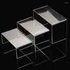 Jewelry Pouches Organizer Acrylic Home Glasses Counter Window Hats Shoes Display Stand Cabinet Storage