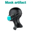 Garrafas de armazenamento 10pcs máscara facial ajustável Proteção de orelha gancho garras buckle stap acessórios de cinta preto