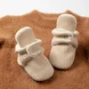 First Walkers KIDSUN Baby Shoes Socks Winter Warm Boys Girls Non-Slip Toddler Born Indoor Footwear