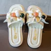 Slipper Lace 2022 Summer Beaded Princess Slippers Girls Beach Sandals 0203