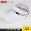 Utomhushattar Masterbunny Empty Top Sun Hat Tennis Cap Golf White Letters Are Colorful Design 230203