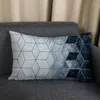 Подушка геометрическая печать бархатная крышка 30x50 поясничный корпус для дивана диван бросить домашний декоративный