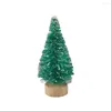 Juldekorationer 1 väska Xmas Tree Decoration Wide Application Desktop Miniature Trees Mini Pine