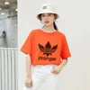 Kvinnors T -skjortor harajuku kvinnor tshirt casual streetwear tumblr tee skjorta femme sommar kortärmad bomullstopp koreanska kläder