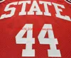 Aangepaste mannen jeugd vrouwen # NC STATE #44 David Thompson basketbal Jersey maat S-4XL 5XL of aangepaste naam of nummer jersey