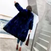 Women's Fur & Faux Natural Coat Women Winter Warm Thick Jacket Top Quality Furry Casacas Para Mujer Invierno 2023 5299 MF365Women's Women'sW