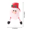Julekorationer Candy Jar Storage Bottle Cartoon Santa Snowman Suger Cookie Can Boxes Child Kids Gifts Navidad År 2023