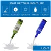 Novità Illuminazione Versare la lampada Led Night Light Vino 3D Ricaricabile Usb Touch Switch Fantasia Bottiglia Decorazione Bar Party Drop Delive Dhjuy