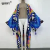 Casual Dresses Winyi Middle East Spring Women Cardigan Stitch Robe Cocktail Sexcy Boho Maxi African Holiday Batwing Sleeve Silk Robe 230203