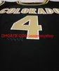 Custom Men Youth Women Vintage # 4 Chauncey Billups Colorado Buffaloes Jersey Basketball Taille S-4XL 5XL ou CUSTOM tout nom ou num￩ro de num￩ro