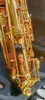 Beste kwaliteit gouden altsaxofoon yas-62 Japan merk altsaxofoon e-flat muziekinstrument met mondstuk professional