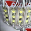 Modos de módulos LED 20 piezas 3 SMD 5054 12 V blanco frío más brillante para letras de letrero Publicidad Tienda Luces delanteras Iluminación de entrega Hol Dhxi8