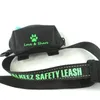 Housses de siège de voiture pour chien Porte-distributeur de sacs à crottes Attache de laisse - Accessoire de marche ou de randonnée (Noir)
