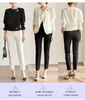 Women's Blouses Design High Quality Shirts Spring And Autumn Women's Clothing Fashion Long Sleeve Button Solid Color Round Neck Blouse