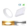 Led Panel Lights Ce Dimmable Light 9W 15W 21W Round / Square Surface Mounted Downlight Lighting Ceiling Spotlight 110240V Add Drop D Dhkar