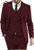 Costumes pour hommes Blazers costume d'affaires 3 pièces Tweed chevrons cran revers mariage marié smoking formel costume blazer gilet pantalon 230203