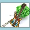 Pendentif Colliers Chaîne Ras Du Cou Charme 28 Collier Colorf Strass Guitare Cadeaux Pendentifs En Cristal Acrylique Drop Delivery Bijoux Dhdnq