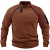 Hommes Vestes Tactique En Plein Air Veste Vêtements De Chasse Chaud Fermetures À Glissière Polaire Pull Hommes Coupe-Vent Automne Hiver Manteau Thermique Sous-Vêtements 230203