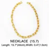 Choker Trendy Gold Color Chain Necklaces For Women Punk Collar Boho Chokers U-shaped Lock Clavicle Charm Girl Fashion Jewelry