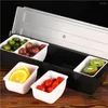 Storage Bottles Box Ice Serving Tray Washable Seasoning Case Multipurpose Bar Utensils Convenient Fruit Container Fresh-keeping