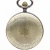 Pocket Watches Fashion Pattern Carving Mechanical Watch Bronze Color Men Women Stylish Retro FOB Hand Wind Double Open