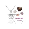 Colliers pendentifs 18Kgp Gem Beads Locket Cages Fashion Owl / Compass / Heart / Heart Balloon // Bijini / Tower Jewelrycollieraddoysterp012 Dr Dhdzq