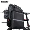 Panniers Rhinowalk Bicycle S stor kapacitet Vattentät cykling MTB Saddle Rack Strunk Bagage Carrier Scalable Cykelväska 0201