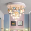 Plafondlampen moderne kinderen lichte led schattig lamp ontwerp slaapkamer voor meisjeskamer babyjongen
