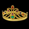 Chapéus de festa Rei Coroa Bola de Halloween Vestir-se Coroa de plástico Cetro Suprimentos para festas Coroas de aniversário Coroas de princesa