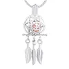 Pendentif Colliers Sliver Plaqué Cage Pendentifs En Gros Croix Forme DIY Amour Perle Bijoux Médaillons P55 Drop Livraison Dha3M