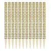 Festive Supplies Other & Party Apple Sticks 12pcs Bling Decorative Bamboo Drill Stick For Christmas Birthday Wedding Fruit Cake