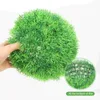 Dekorativa blommor Topiary Artificial Green Boxwood Faux Greenery Fake Hanging Decor Outdoor Simulation sf￤rer Bladfyllningsmedel