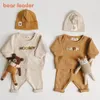 Clothing Sets Bear Leader Kids Clothes Set Toddler Baby Boy Girl Pattern Casual Tops Child Loose Trousers 2pcs Designer Outfit 230203