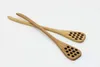 Kwaliteit hout creatief snijden honing roeren honing lepels honingraat gesneden honing dipper keuken gereedschap flatware accessoire