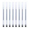 Transparent Frosted Gel Pens 0.5mm Needle Tip Black Blue Red Ink Office Children Stationery Refill Writting Ballpoint Pen