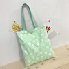 Evening Bags Female Allmatch Shopping Bag Casual Tote Vintage Daisy Flower Women Large Shoulder Student Girls Daily Books Handbags 230203