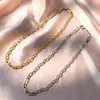 CARRING ZMFashion Fashion Luxury Zircon Chain Colar para Women Czent Stone Stoneless Aço Colares de Jóias Finas de Jóias 2023