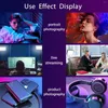 Blitzköpfe LED Pography Video Light Panel Beleuchtung Po Studio Lamp Kit mit Stativ RGB-Filter für Live-Youbube-Streaming